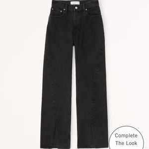 Abercrombie & Fitch Curve Love High Rise 90s Relaxed Jean